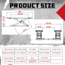 Katool KT-X80 Mid-rise Scissor Lift, Electric Release (Two variations for voltage, 110v and 220v) - KT-X80-110 electric