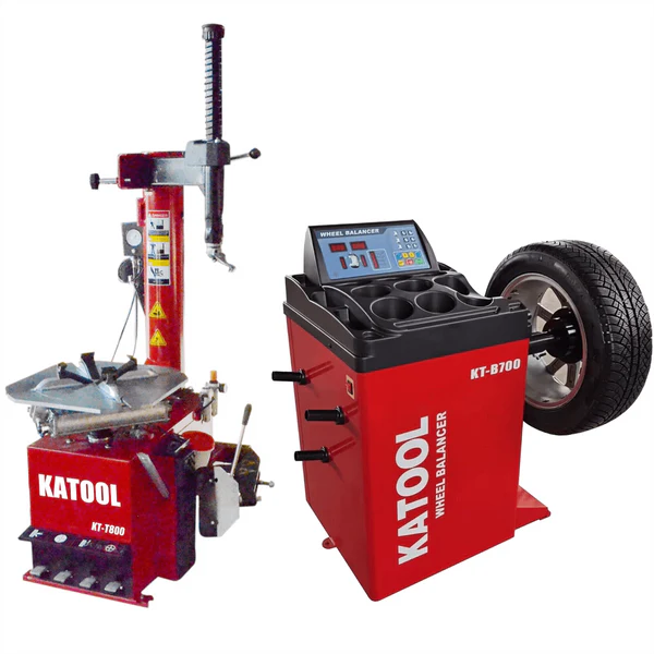 Katool 2.5 HP Tire Changer Wheel Changers Combo Wheel Balancer (T800+B700) - T800+B700