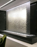 Aura Screen Mesh Fountain | Large Stainless Steel Outdoor Waterfall