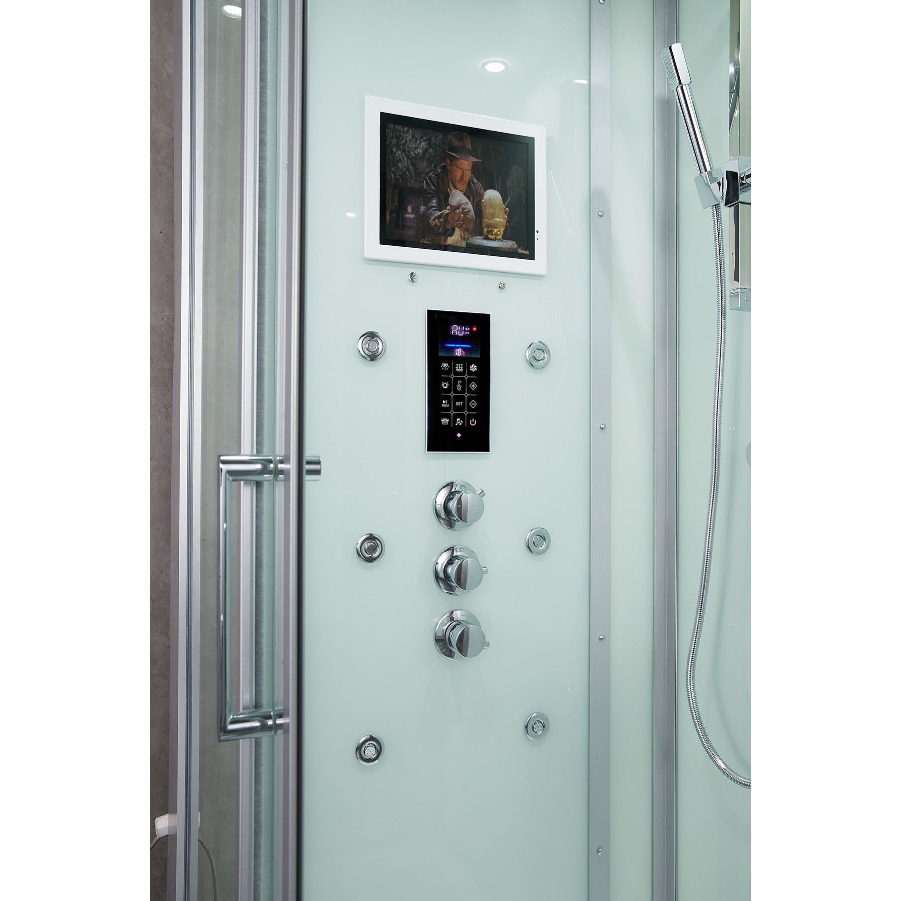 Maya Bath Platinum Lucca Steam Shower w/ TV - Serenity Provision