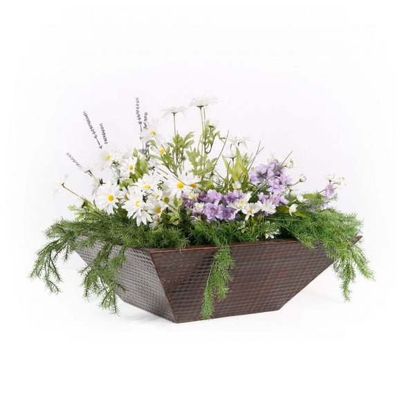 The Outdoor Plus Maya Planter Bowl Hammered Copper OPT-XXSCPO - Serenity Provision