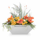 The Outdoor Plus Maya Planter & Water Bowl Powder Coated Metal OPT-XXSQPCPW - Serenity Provision