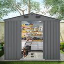 Chery Industrial 8 x 12 ft Metal Storage Shed