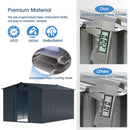 Chery Industrial 8 x 12 ft Metal Storage Shed