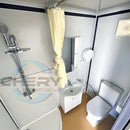 Bastone Portable Office with Bedroom and Bathroom - SUIMO87WH01 - Serenity Provision