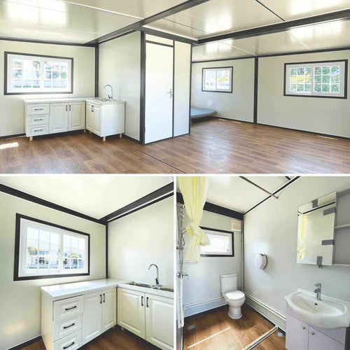 Expandable Prefab House 19ft x 20ft with Cabinet - PM00011902