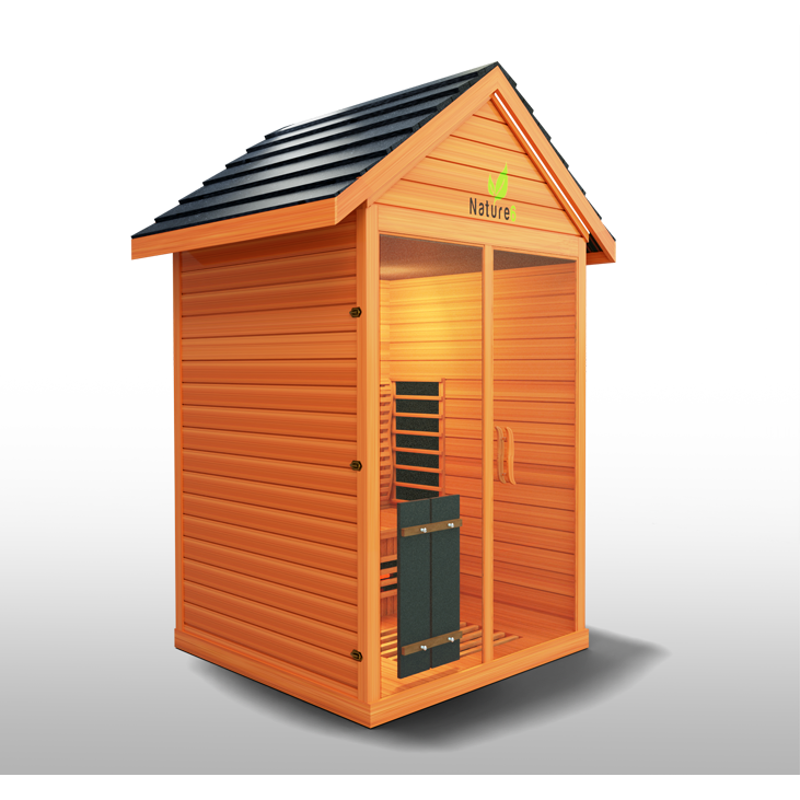 Medical Saunas Nature 6 Infrared Outdoor Sauna (3 Person) - Serenity Provision