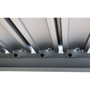 Gazebo Penguin Vikos Pergola with Aluminum Frame & Galvanized Steel Louvers 10ft. x 10ft. - PA1010 - Serenity Provision