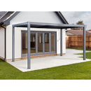 Gazebo Penguin Vikos Pergola with Aluminum Frame & Galvanized Steel Louvers 10ft. x 13ft. - PA1013 - Serenity Provision