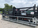 20 ft Farm Driveway Gate with Diagonal Tubes, Dual Swing
