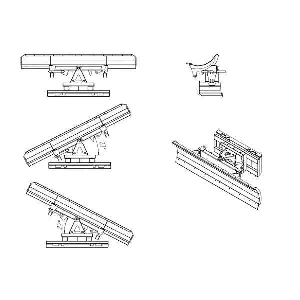 Greatbear 86'' Hydraulic Snow Plow - AS000024