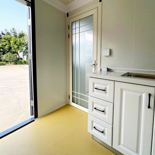 Bastone Portable Office 7ft x 20ft with Bathroom - SUIPB720007D - Serenity Provision