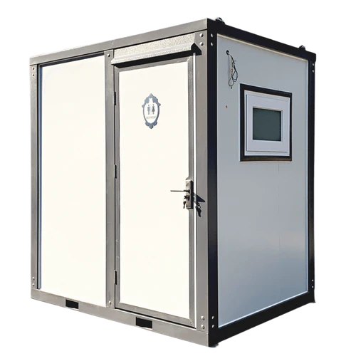 Bastone Portable Toilet with Shower Curtain Style - PM000126 - Serenity Provision