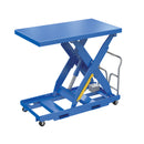 Vestil Steel Portable Lift Table 12 Volt DC Powered 36 In. x 64 In. 2000 Lb. Capacity Blue - EHLTP-3664-2-60-D2