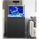 Aqua Dream 90 Gallon Coral Reef Aquarium Tempered Glass Fish Tank Complete Set Black REEF-860-ABK - Serenity Provision