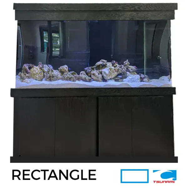 Tsunami 50-Gallon 36″Lx18″Wx20″H Rectangle Aquarium Setup