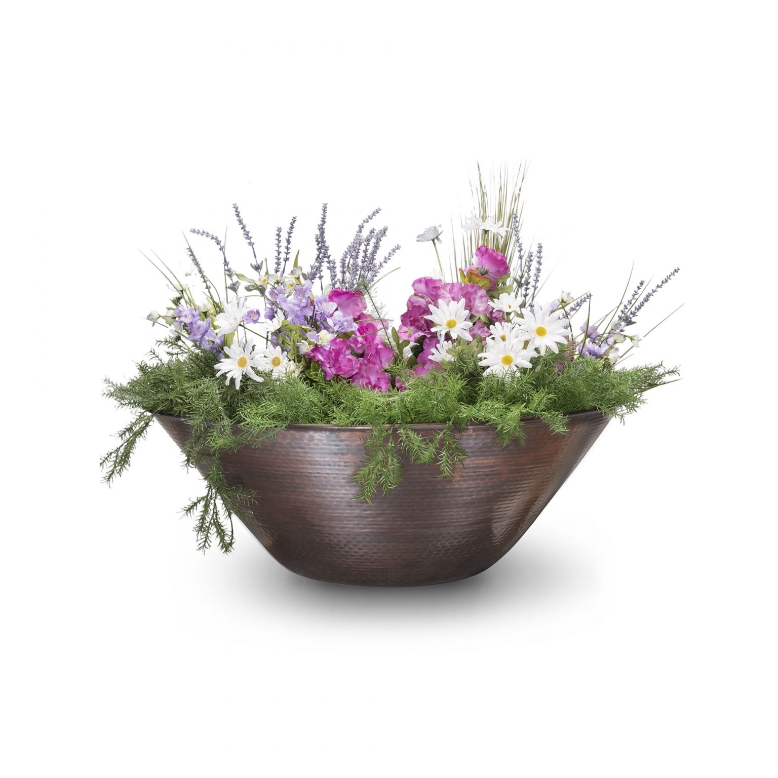 The Outdoor Plus Remi Planter Bowl Hammered Copper OPT-31RCPO - Serenity Provision