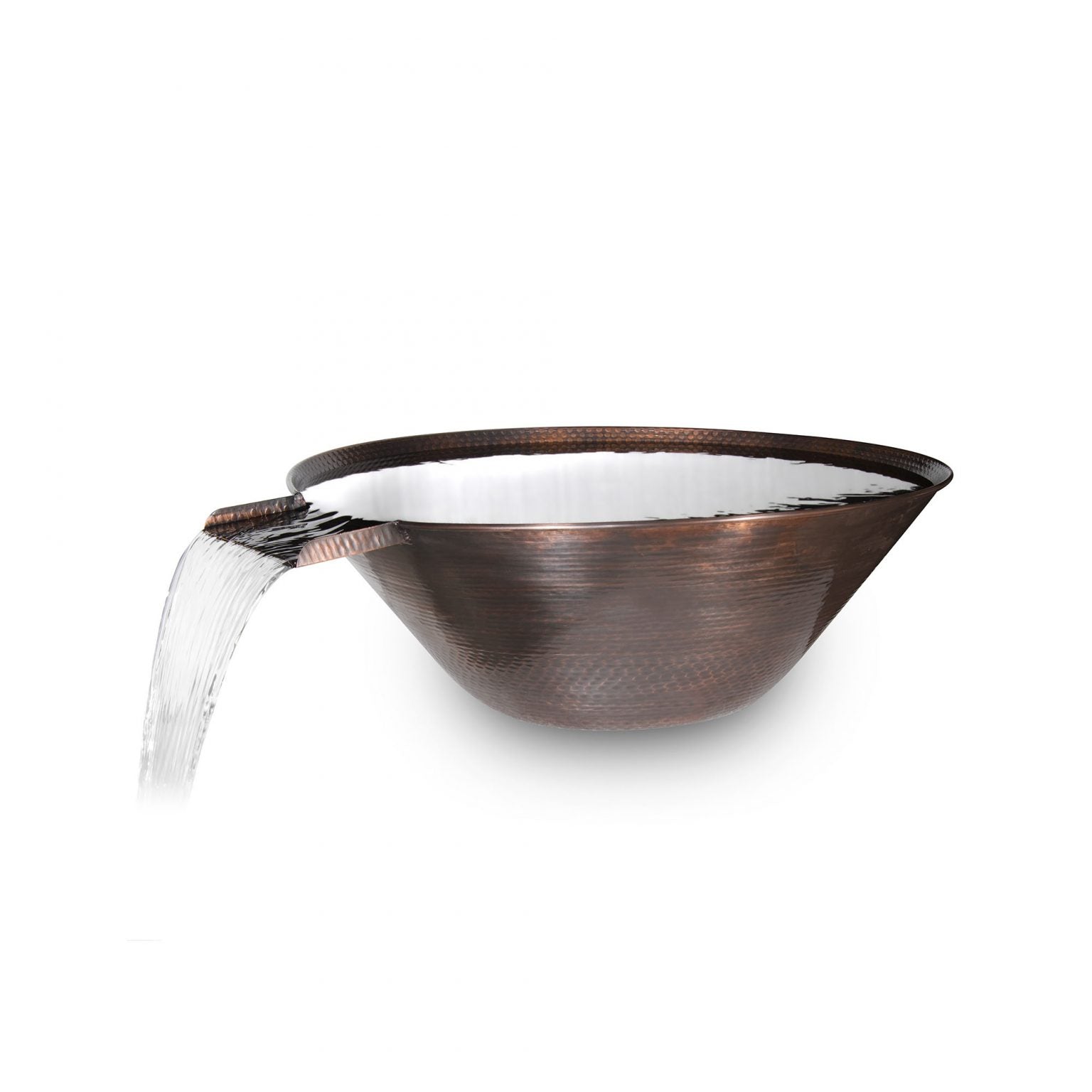 The Outdoor Plus Remi Water Bowl Hammered Patina Copper OPT-31RCWO - Serenity Provision