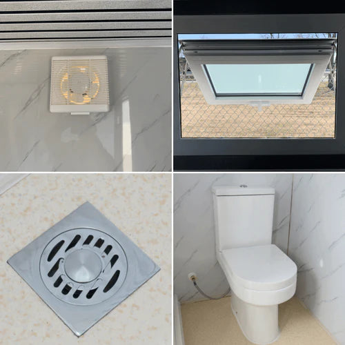 Bastone Portable Restroom with Shower