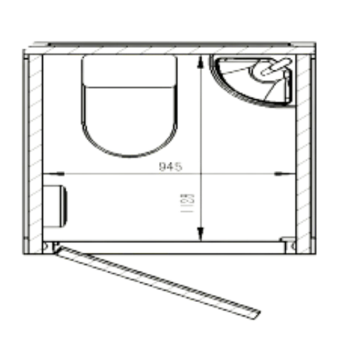 Bastone Portable Restroom with Sink - PM000123 - Serenity Provision