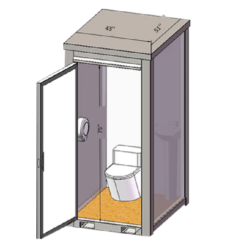 Bastone Portable Restroom with Sink - PM000123 - Serenity Provision