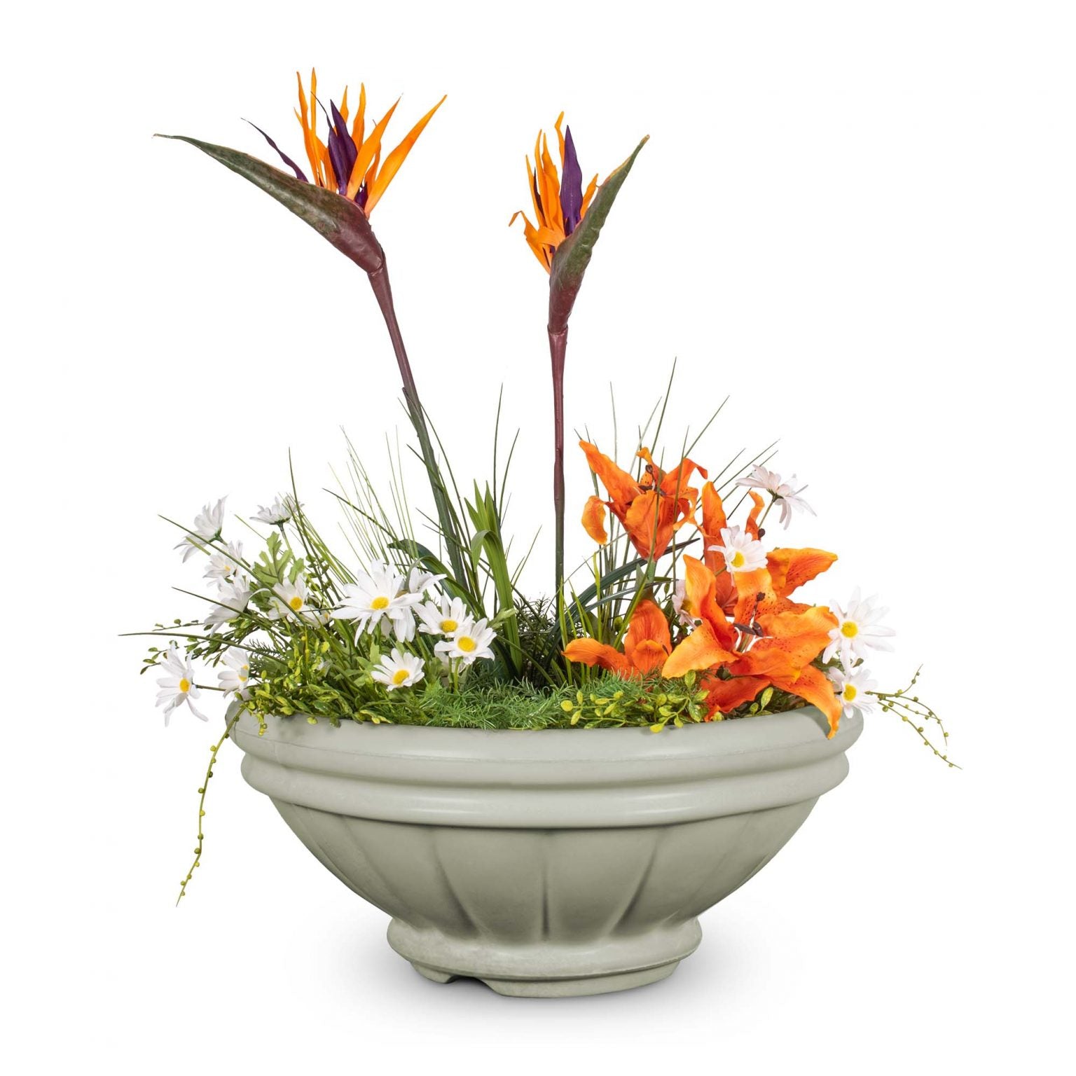 The Outdoor Plus Roma Planter Bowl GFRC Concrete OPT-ROMPOXX - Serenity Provision