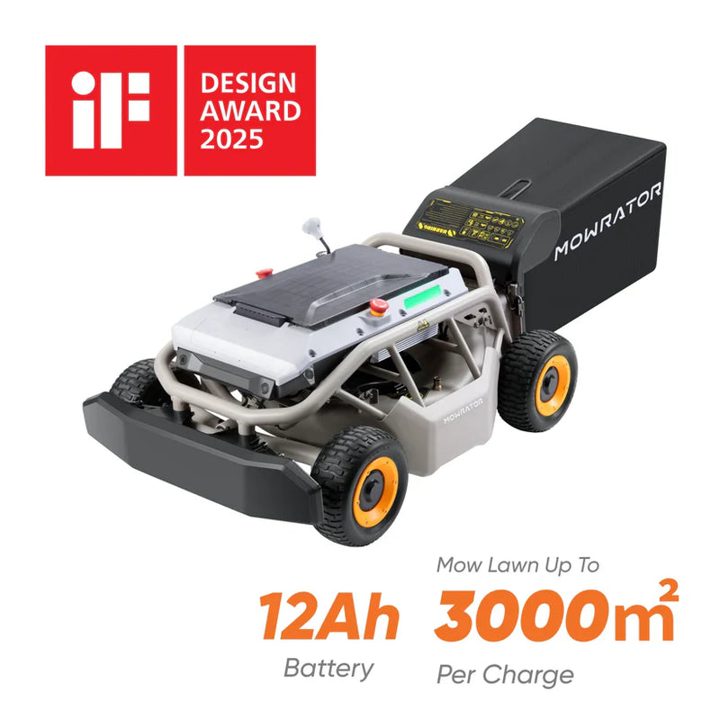 Mowrator S1 4WD Remote Control Lawn Mower – 85% (40°) Slope Crawler Mower for Steep Terrain & Commercial Use