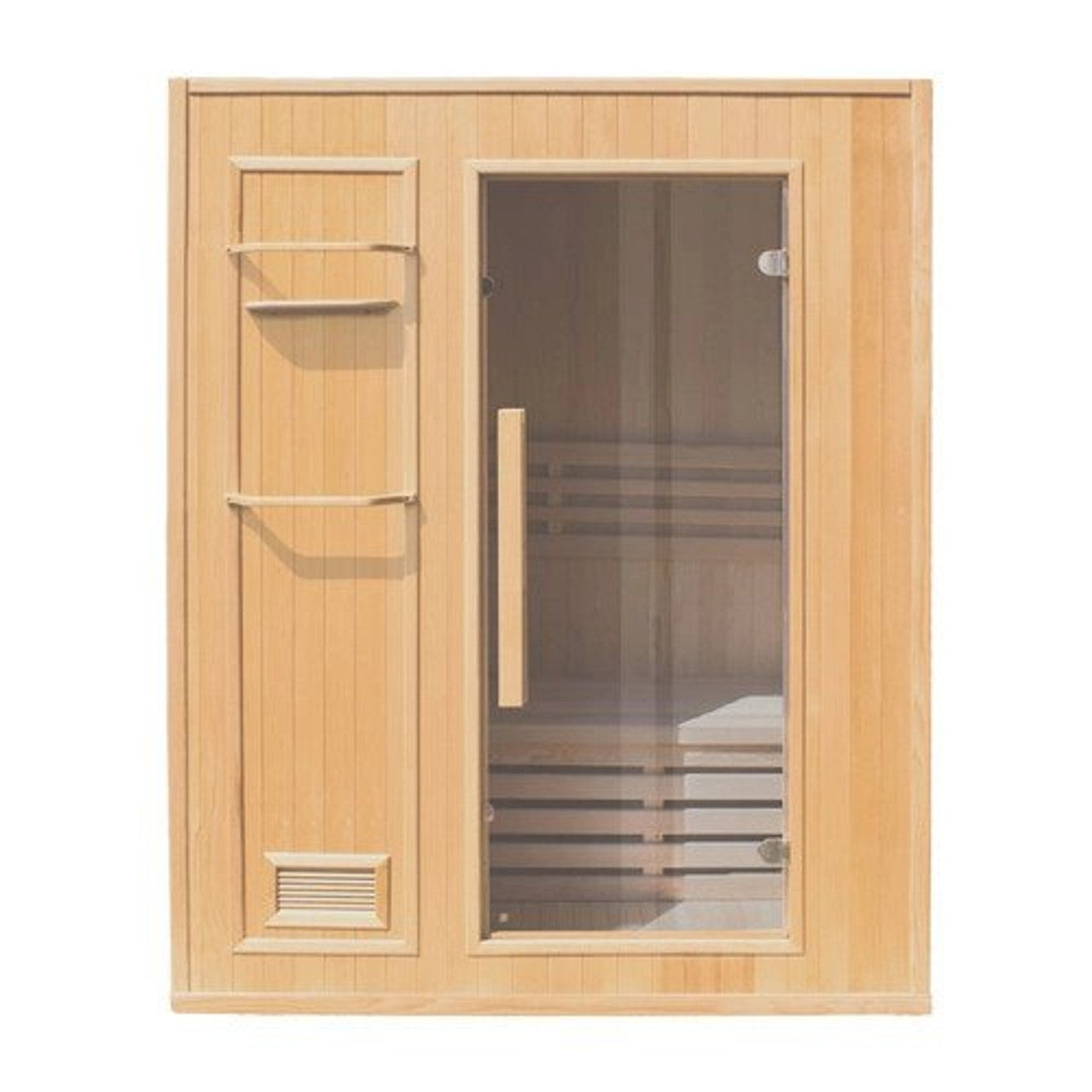 Aleko Canadian Hemlock Indoor Wet Dry Sauna - 3 kW ETL Certified Heater - 3 Person-1618925963 SEN3OKA-AP - Serenity Provision