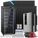 Hybrid Solar Kit 11.4KW 48V Split Phase 51.2 KWH Lithium Battery 36 X 440 Watt Solar Panel  SGH-11N5E