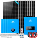 OFF GRID SOLAR KIT 12 X 415 WATTS SOLAR PANELS 4 X 5.12KWH LITHIUM BATTERY 8000W SOLAR INVERTER 48VDC 120V/240V SGM-8K20