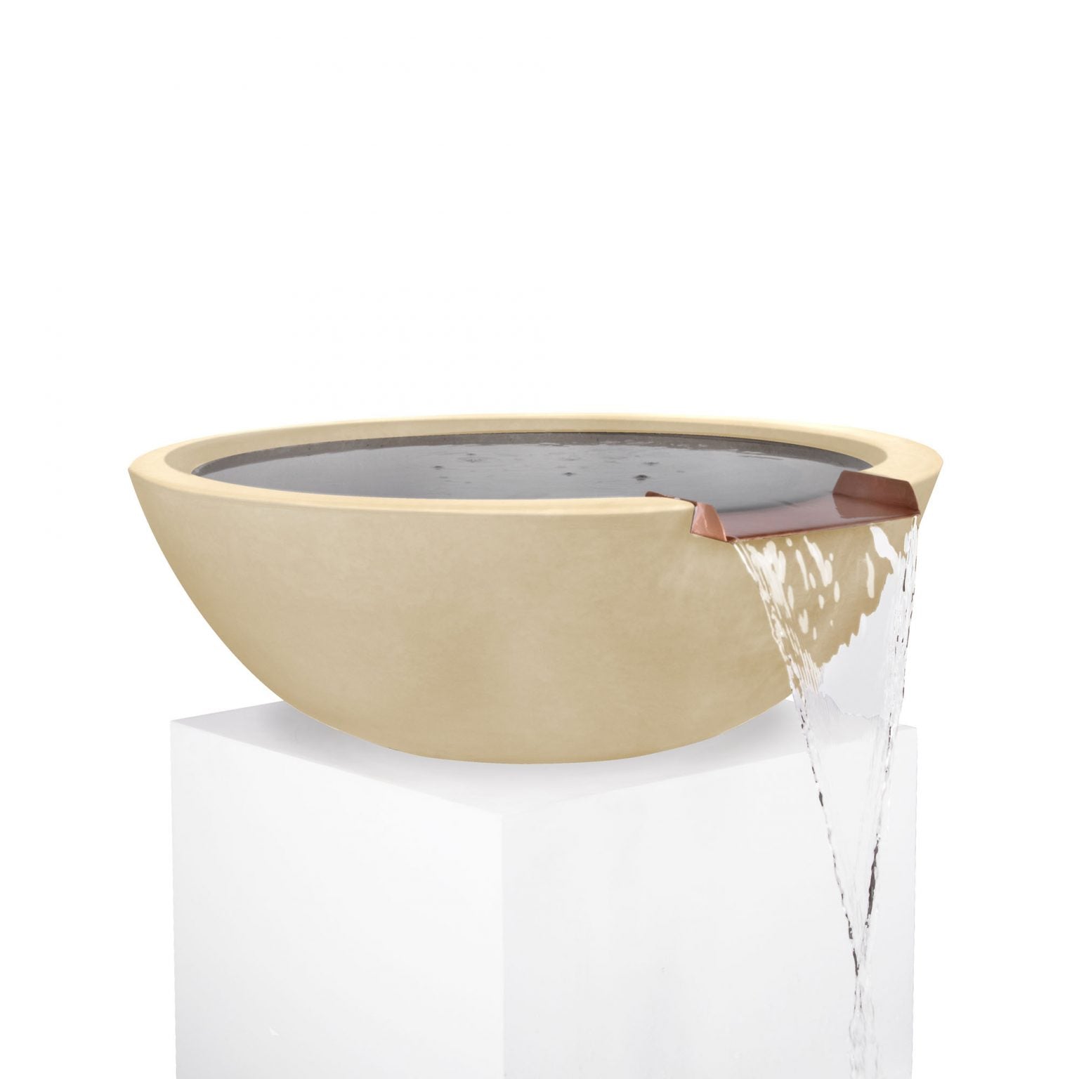 The Outdoor Plus Sedona Water Bowl GFRC Concrete OPT-XXRWO - Serenity Provision
