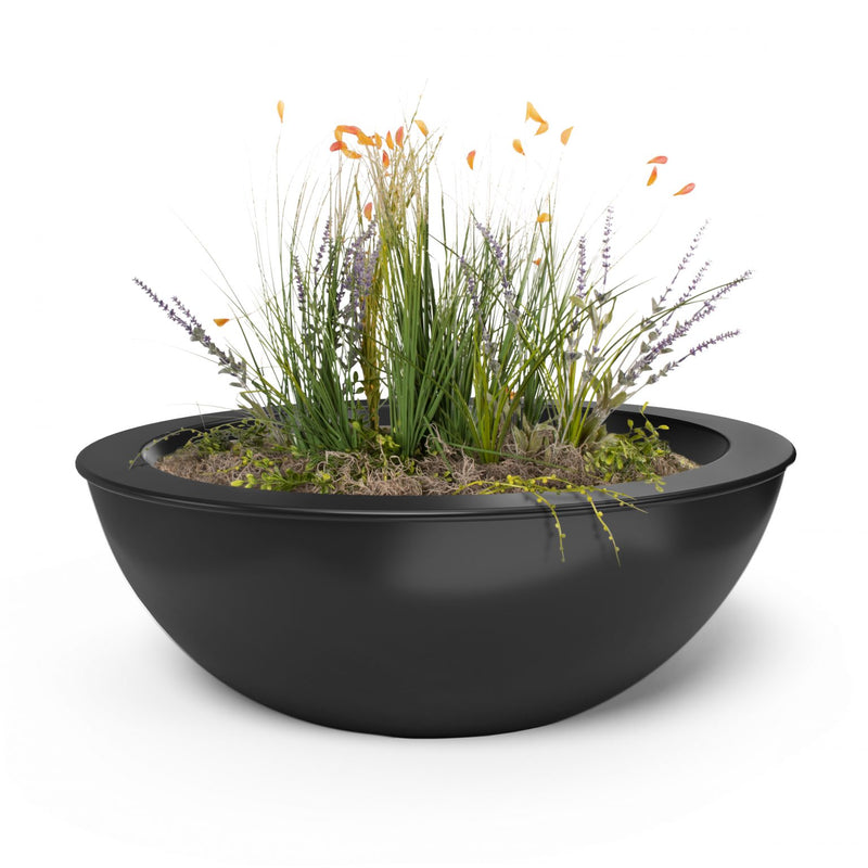The Outdoor Plus Sedona Planter Bowl Powder Coated Metal OPT-XXRPCPO - Serenity Provision