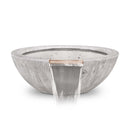 The Outdoor Plus Sedona Water Bowl Wood Grain GFRC OPT-27RWGWO - Serenity Provision