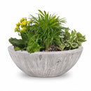 The Outdoor Plus Sedona Planter Bowl Wood Grain OPT-27RWGPO - Serenity Provision