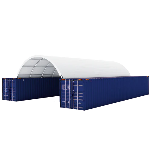 Gold Mountain Shipping Container Canopy Shelter 20'x40' - SC000127 - Serenity Provision
