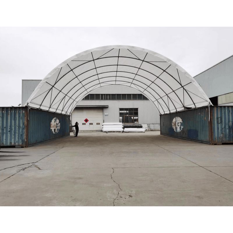 Gold Mountain 40'x40'x13' Shipping Container Canopy Shelter