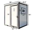 Bastone Portable Toilet with Shower Curtain Style - PM000126 - Serenity Provision