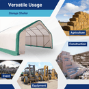 Gold Mountain Single Truss Storage Shelter W20'xL20'xH12'