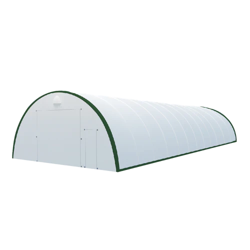 Gold Mountain Single Truss Arch Storage Shelter W40'xL80'xH20' - SS000156 - Serenity Provision