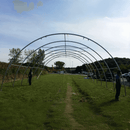 Gold Mountain Single Truss Arch Storage Shelter W30'xL40'xH15'