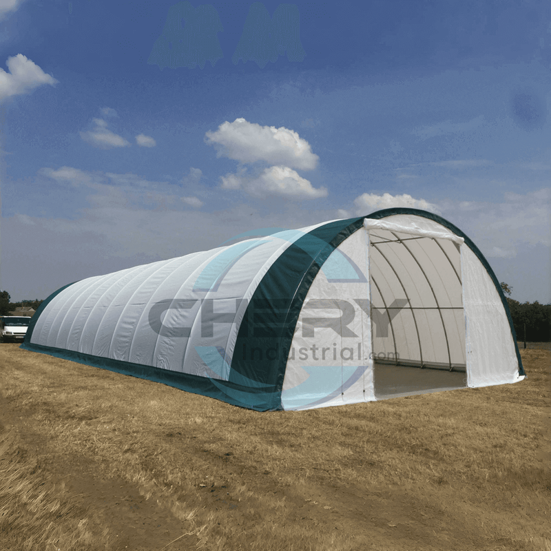 Gold Mountain Single Truss Arch Storage Shelter W30'xL85'xH15'