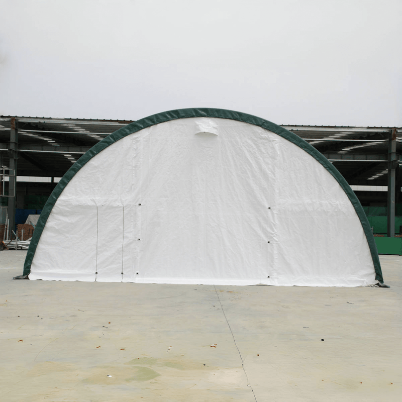 Gold Mountain Single Truss Arch Storage Shelter W30'xL85'xH15'