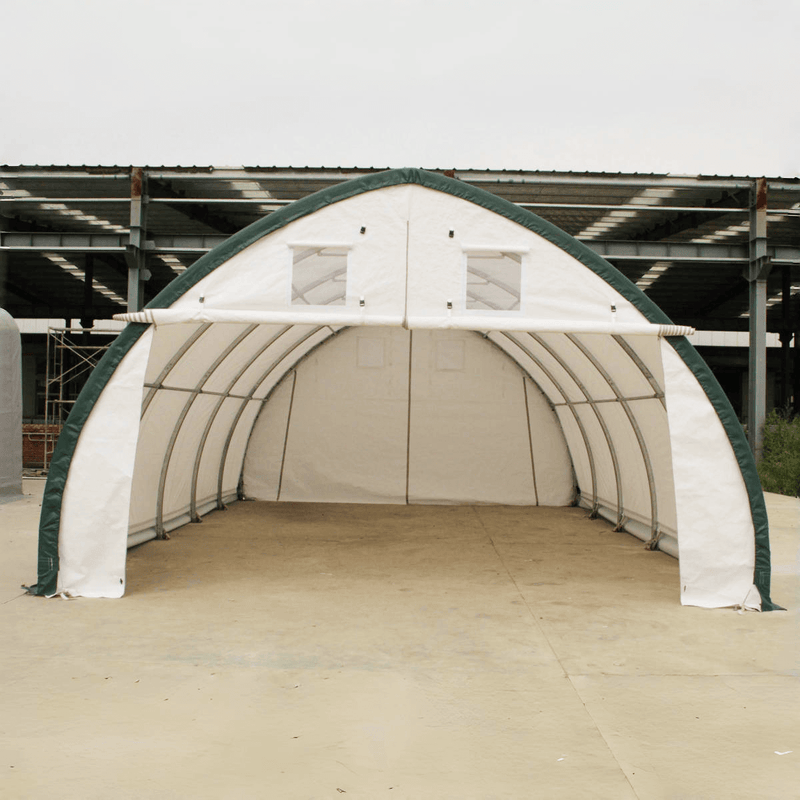 Gold Mountain Single Truss Arch Storage Shelter W20'xL42'xH12'