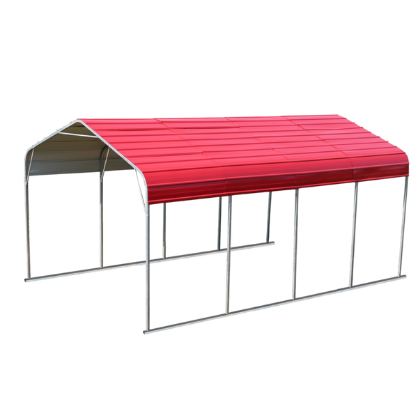 Golden Mount Classic Steel Carport W12' x L20'