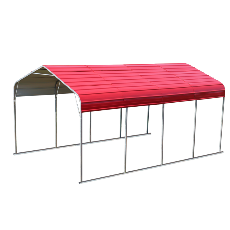 Golden Mount Classic Steel Carport W12' x L20'
