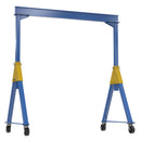 Vestil Steel Knockdown Fixed Gantry Crane with Phenolic Casters 10 Ft. 8000 Lb. Capacity Blue - FHSN-8-10