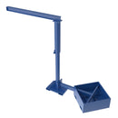 Vestil Steel Portable Offset Jib Crane with Empty Base 8 Ft. I-Beam 250 Lb. Capacity Blue - JIB-CBX-25-8-10