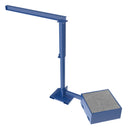 Vestil Steel Portable Offset Jib Crane with Filled Base 8 Ft. I-Beam 250 Lb. Capacity Blue - JIB-CBX-25-8-10-BC