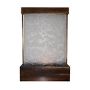 Aura Tabletop Screen Fountain | Stainless Mesh Waterfall | 20” x 30″
