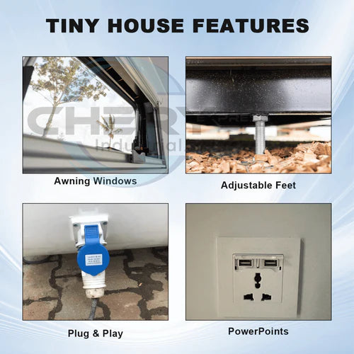 Chery Industrial Outdoor Living and Working Tiny House 20ft -  SUIPB5930MM - Serenity Provision